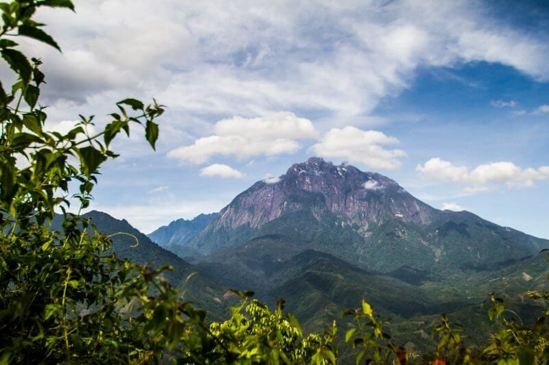 Photo: View of Mount Kinabalu in Malaysia Mount Kinabalu