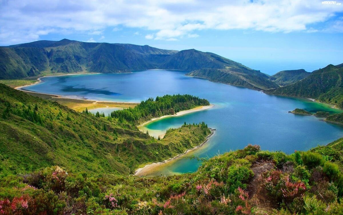 In the photo is the Lake of Fire Lake of Fire
