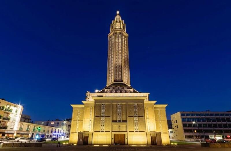 Photo: Saint Joseph's Church in Le Havre, France