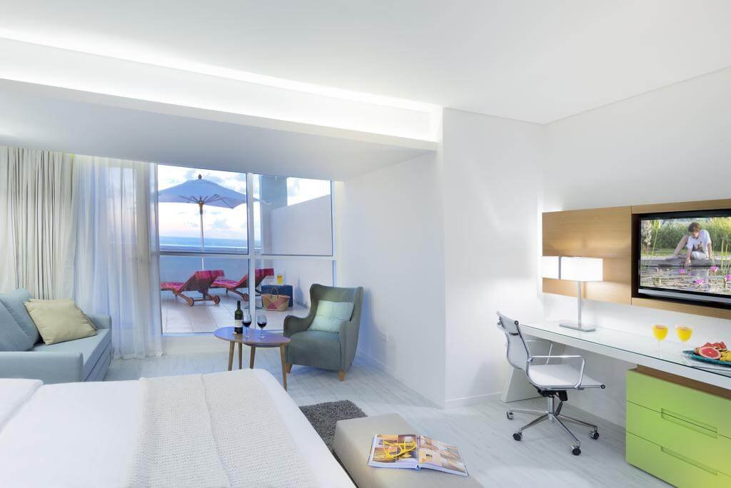 Interior of the Leonardo Plaza Netanya Hotel room Leonardo Plaza Netanya Hotel Room