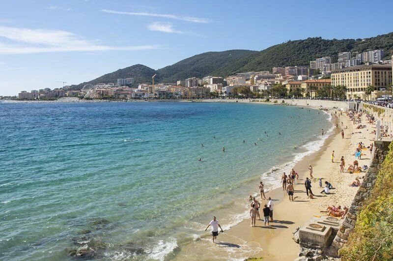 Saint-Francois Beach Photo: Saint-François beach in Ajaccio
