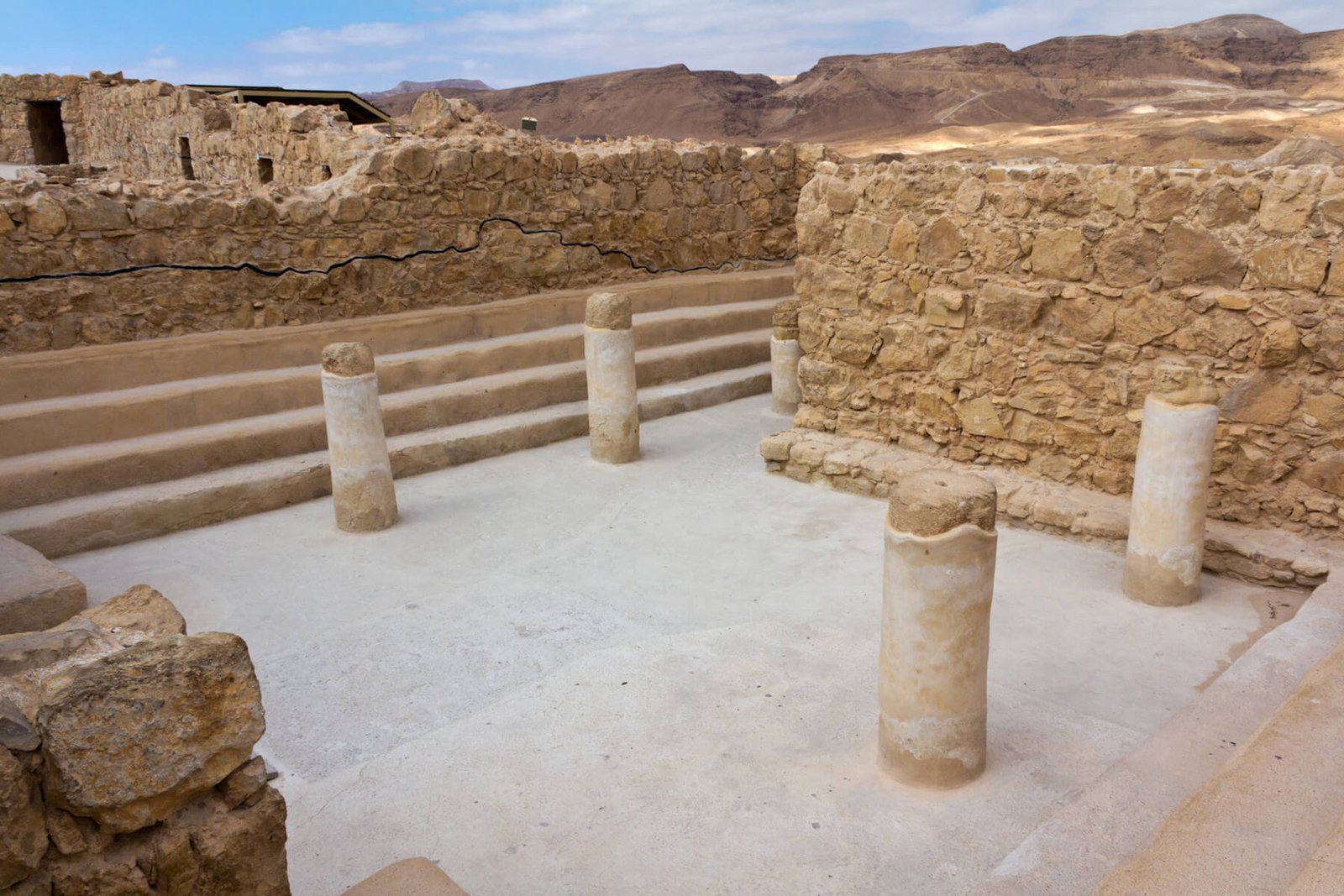 The oldest synagogue in Masada Masada Synagogue