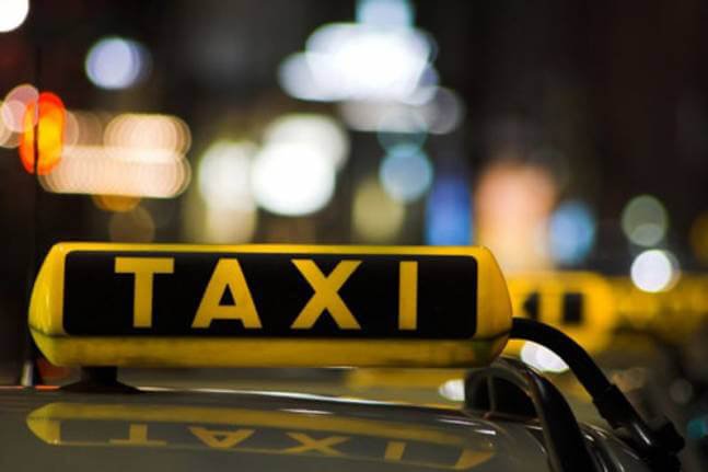 Photo of taxi chips at the airport Taxi from the airport