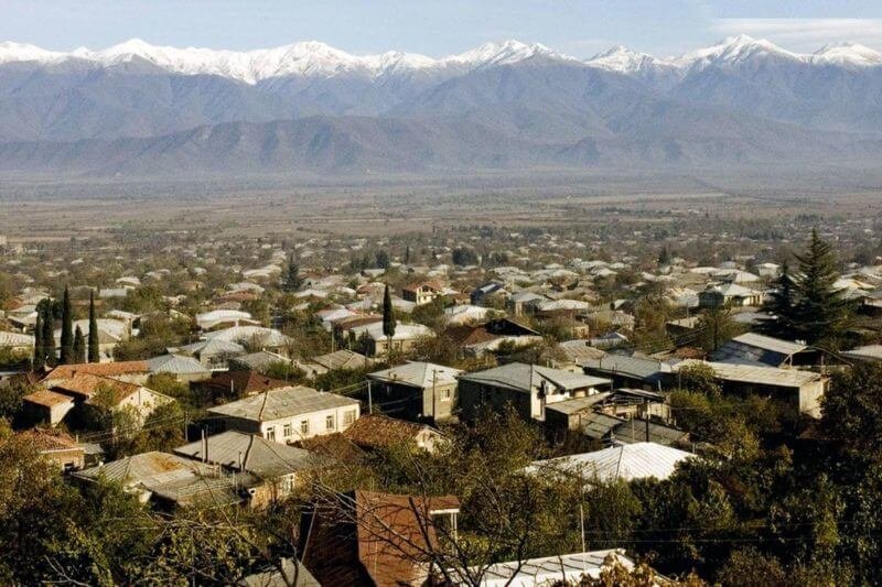 Panoramic view of Telavi