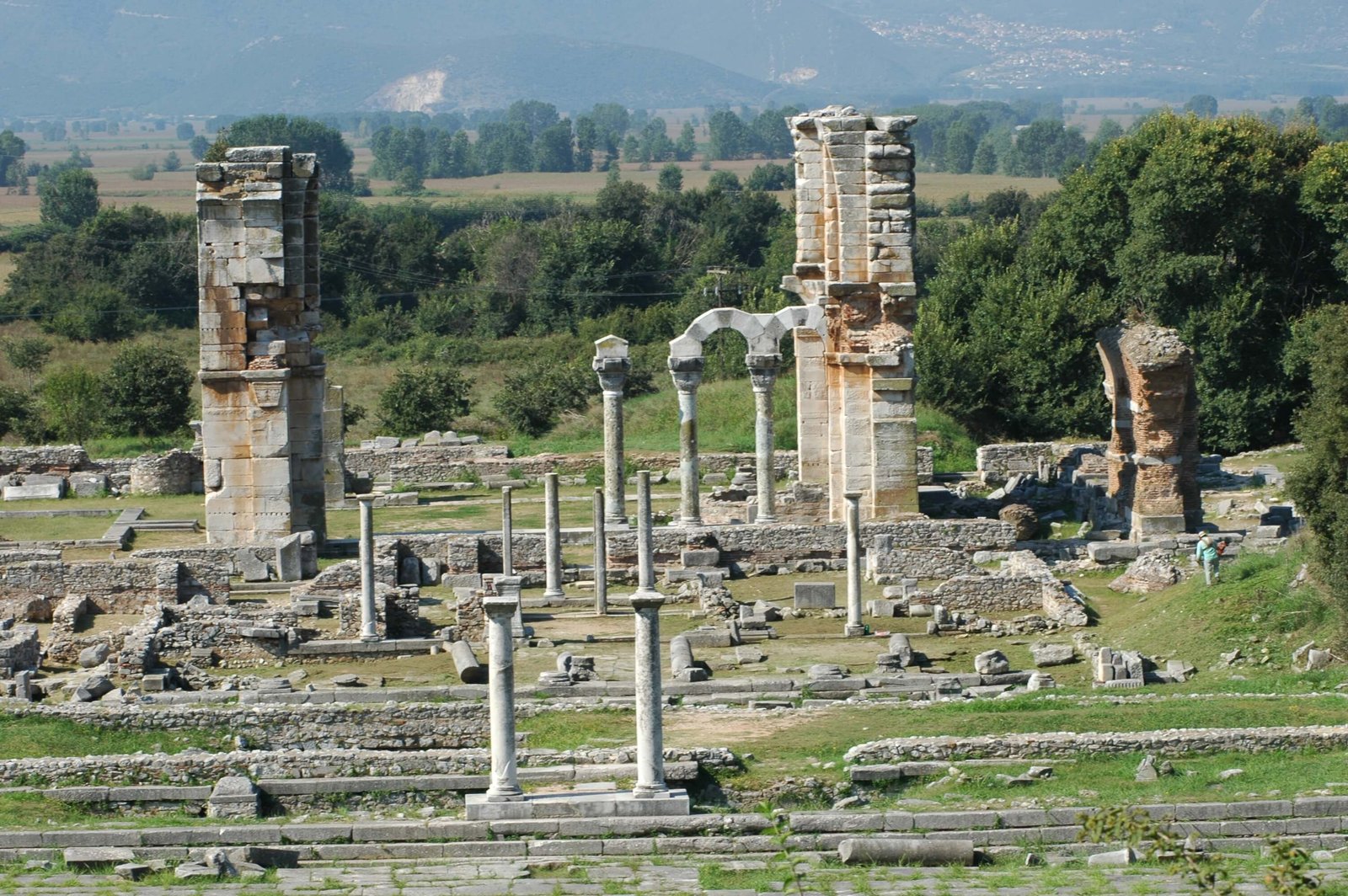 Ruins of ancient Philippi Photo: Ancient Philippi tourist attraction