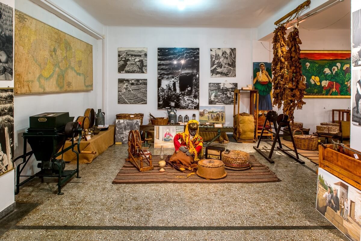 Exhibits at the Kavala Tobacco Museum Exhibition at the Tobacco Museum