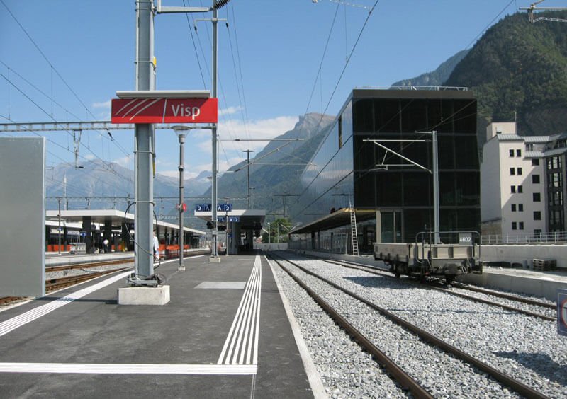 Visp Train Station Photo Visp Station