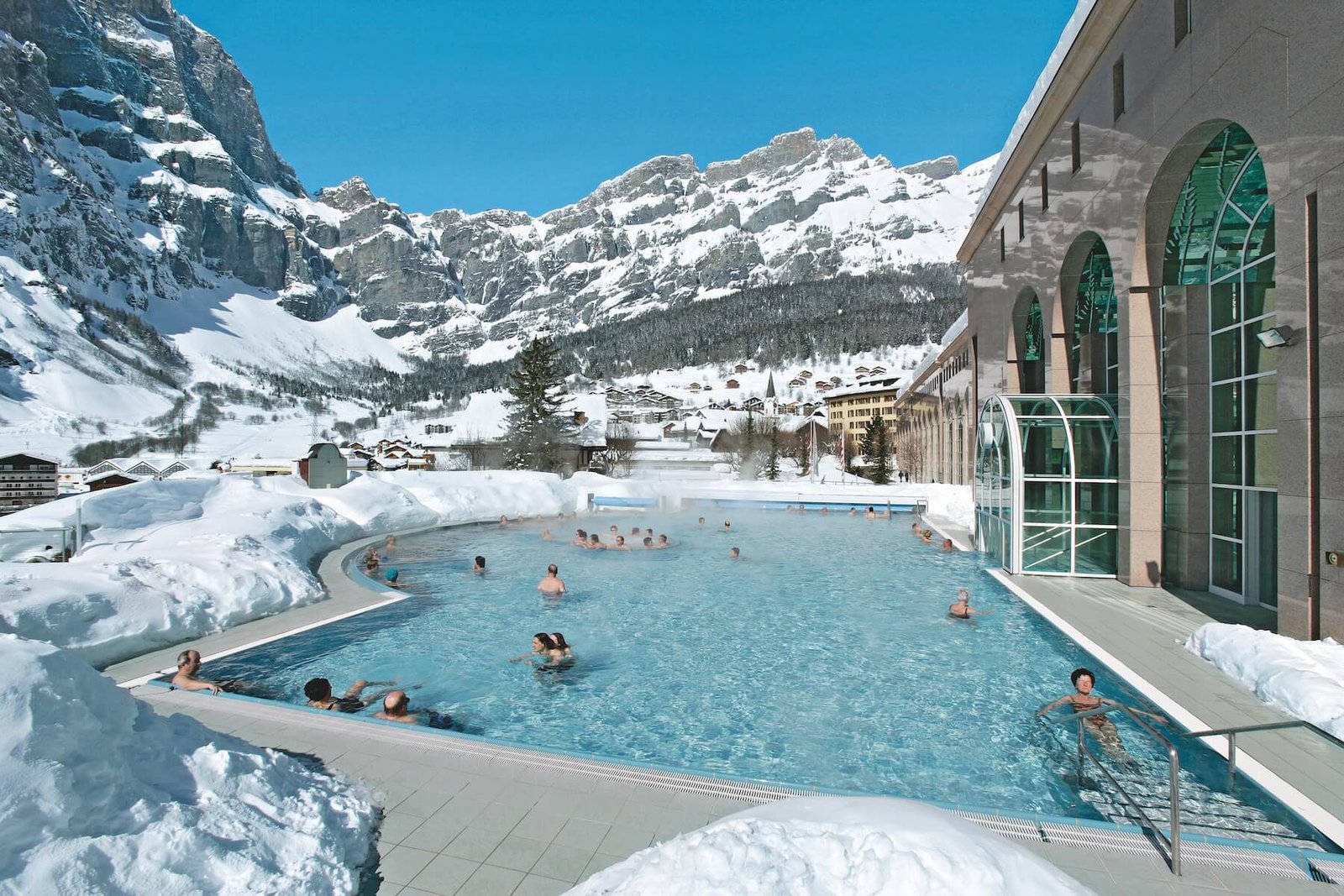 Walliser Alpentherme Thermal Complex in Lakerbad Walliser Alpentherme Thermal Complex