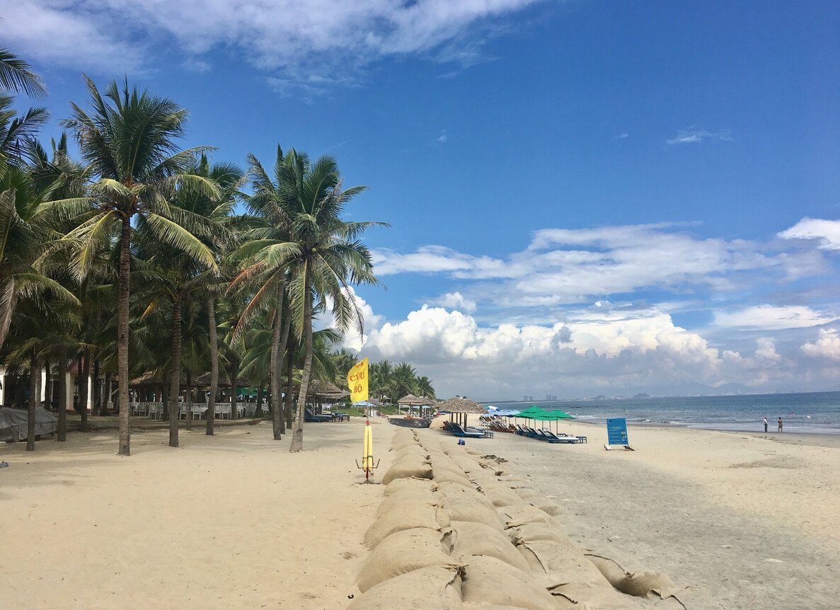 Pictured is Cua Da Beach Cua Da Beach