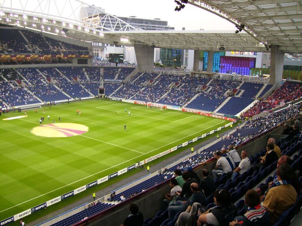 Photo of the Dragao stadium in Porto Dragão Stadium