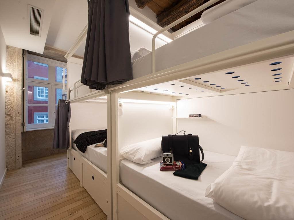 Photos of beds at Bluesock Hostels in Porto Bluesock Hostels