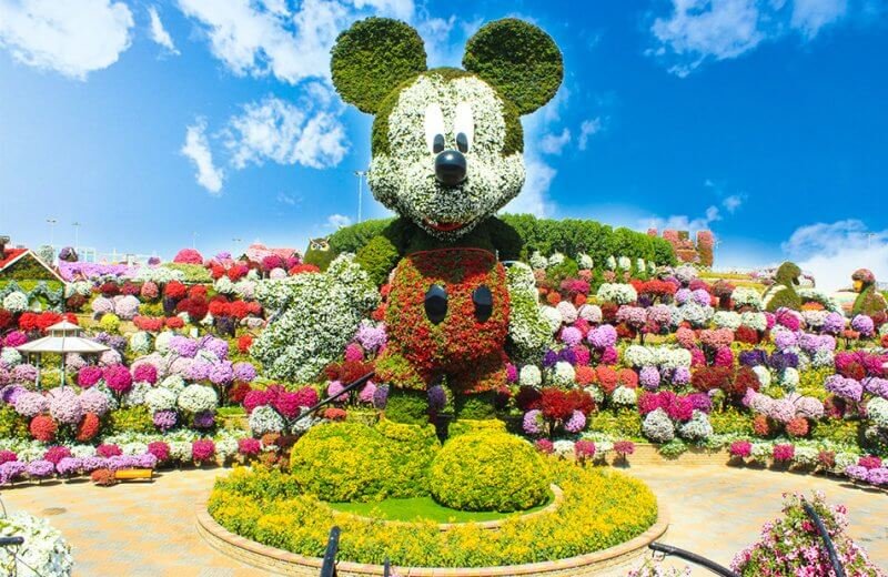 Floral Mickey Mouse