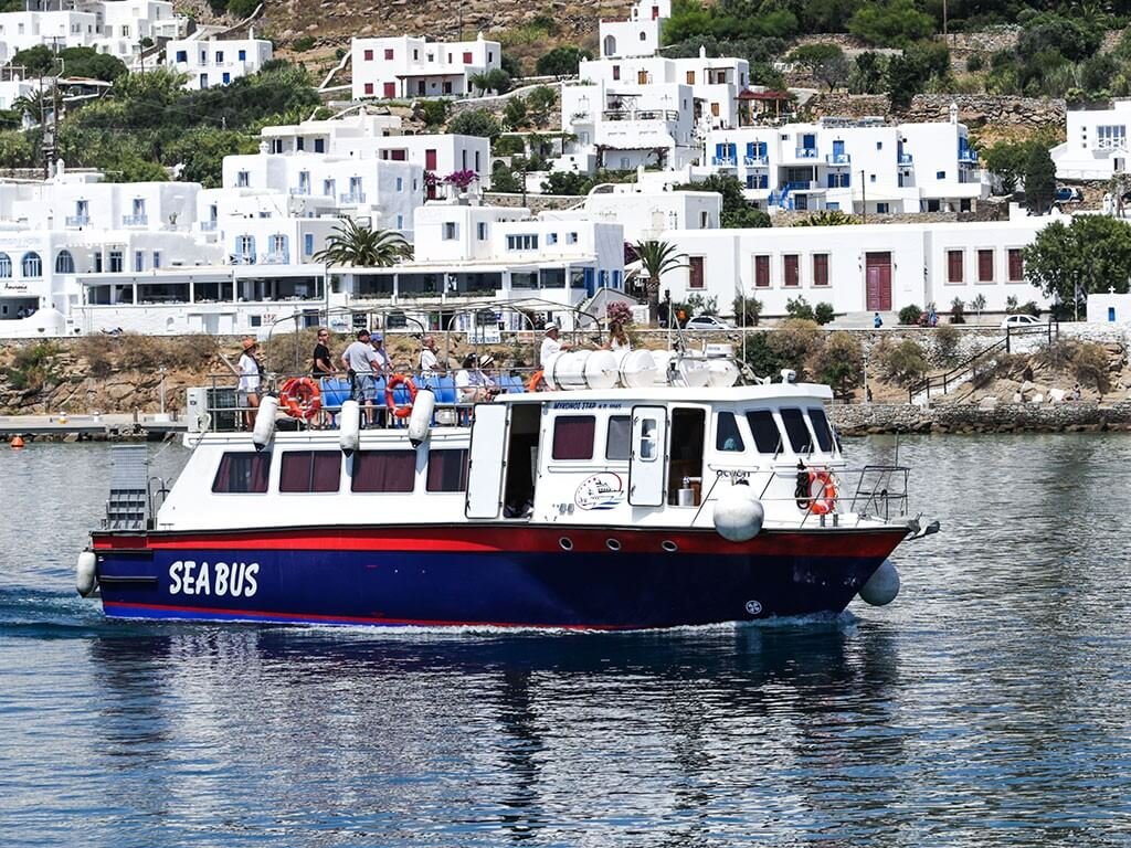 Photo of a sea bus in Greece Sea bus