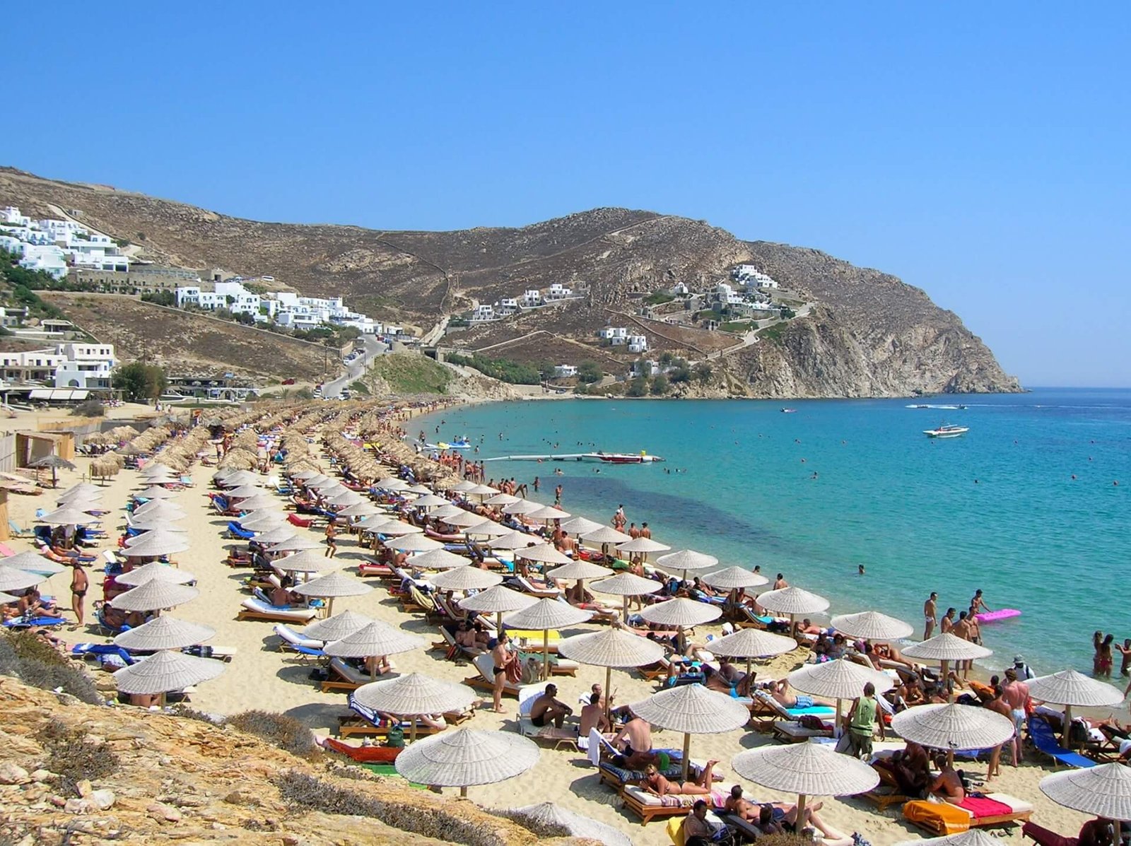 Photo of Elia Beach on Mykonos Island Elia Beach