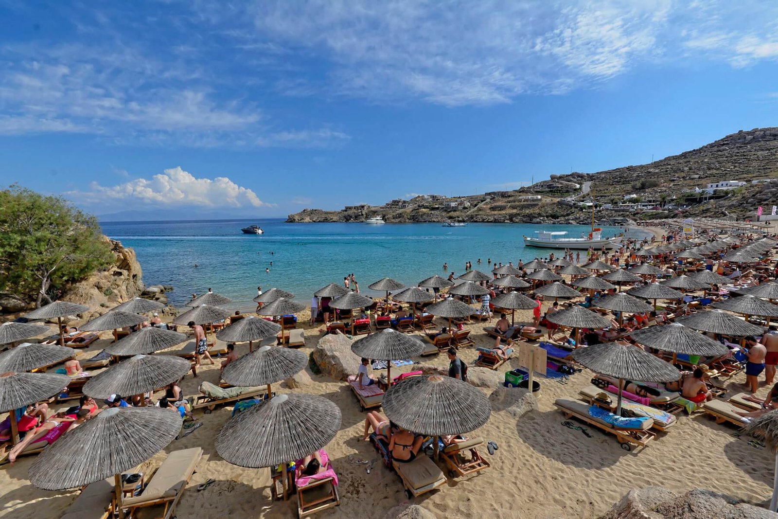 Photo of Super Paradise Beach on Mykonos Island Super Paradise Beach on Mykonos Island