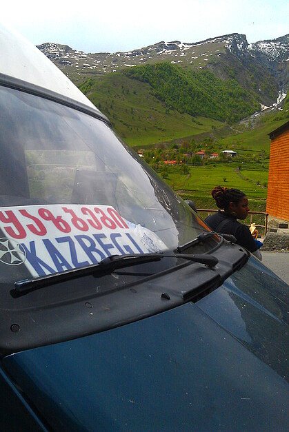 Photo of a minibus to Kazbegi Bus to Kazbegi