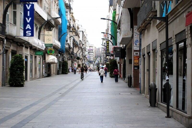 Royal Street in Vigo