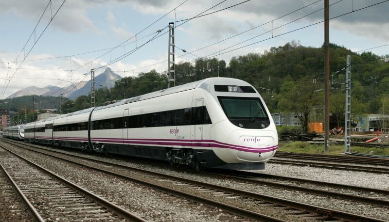 Train to Santiago de Compostela