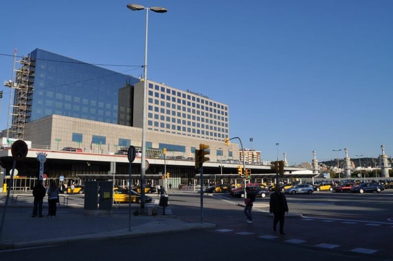 Barcelona train station