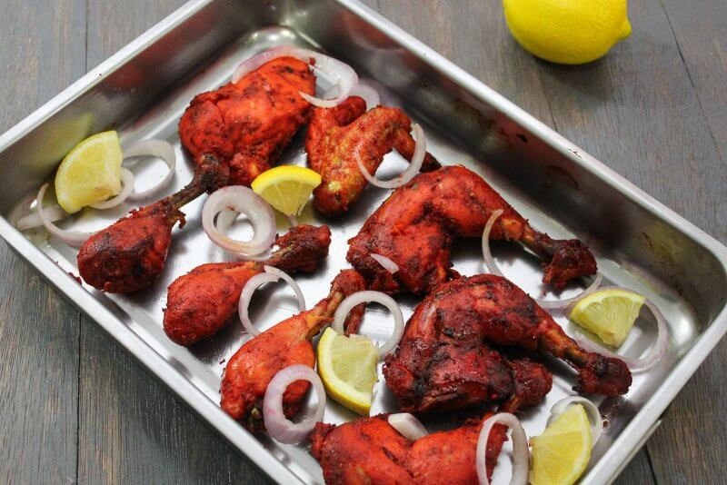 Tandoori chickens