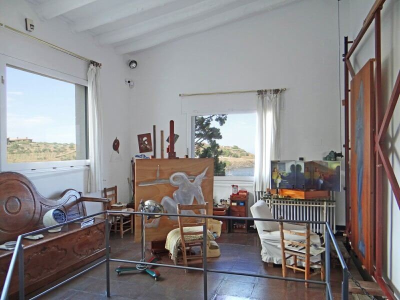 A room in the Salvador Dali House Museum