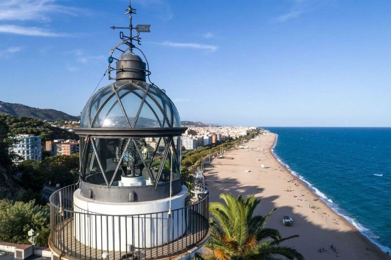 Calella Lighthouse view, Spain Calella lighthouse view