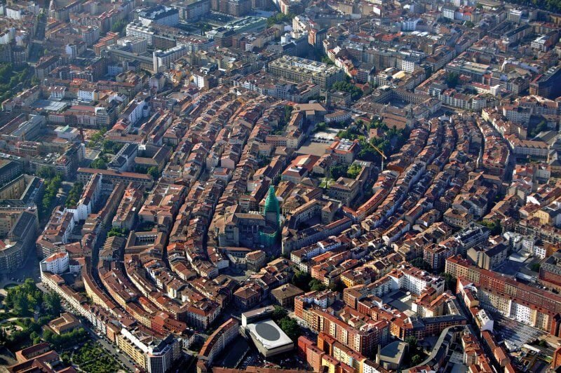 Top view of Vitoria Gasteiz
