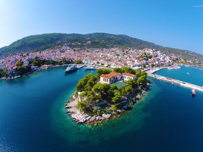 Skiathos town, Greece