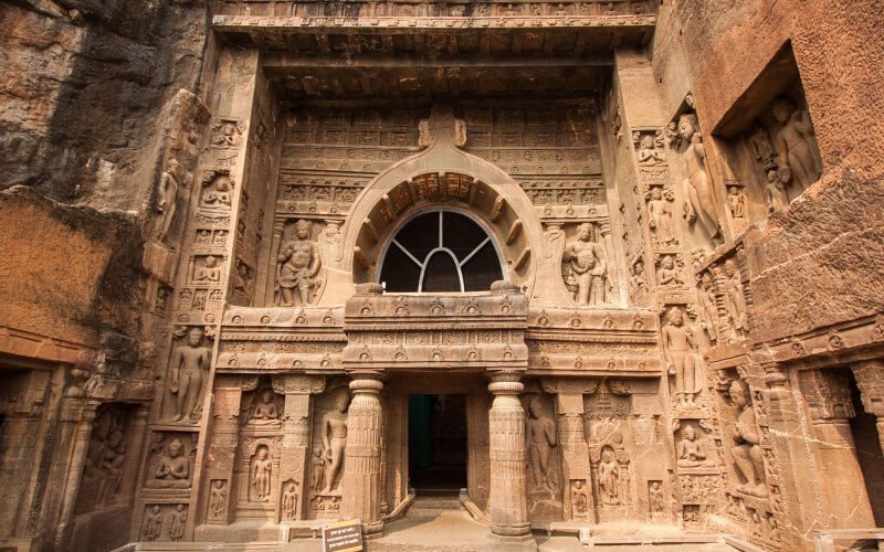 Buddhist Temples in Ellora, India Buddhist temples
