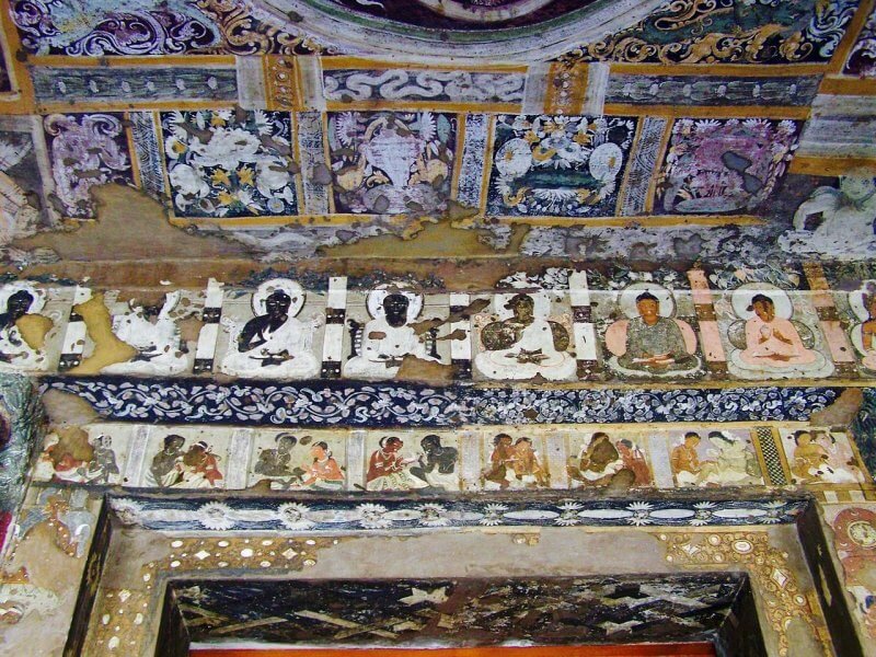 Ajanta Cave Murals, India Frescoes in Ajanta Cave