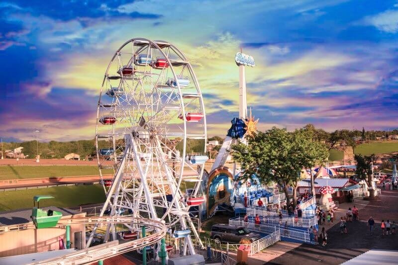 View of Wonderla Amusement Park