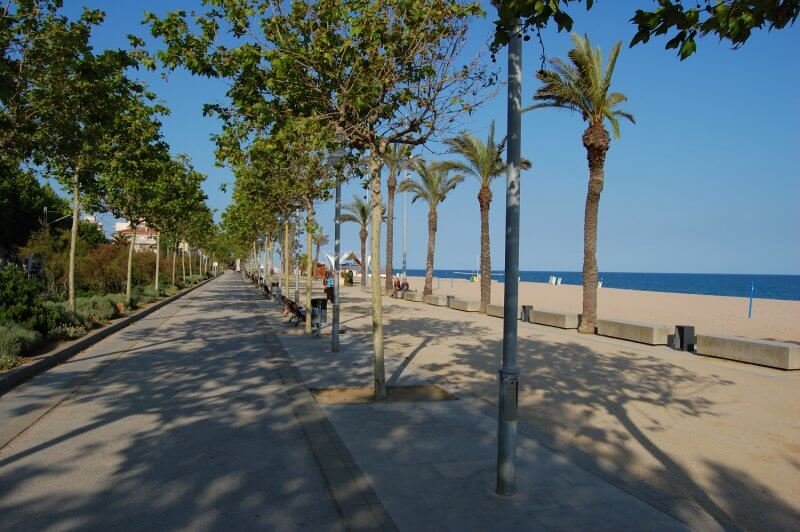 Calella Boardwalk, Spain Calella Boardwalk