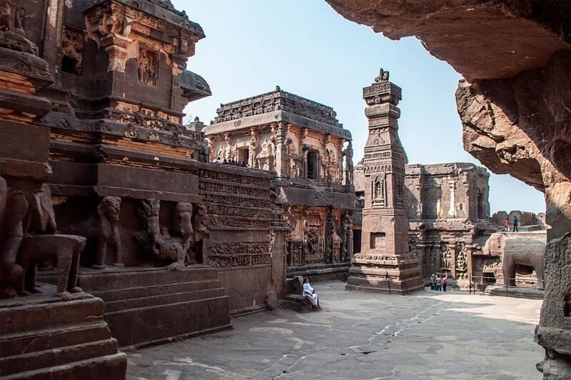 Jain Temple in Ellora, India Jain Temple