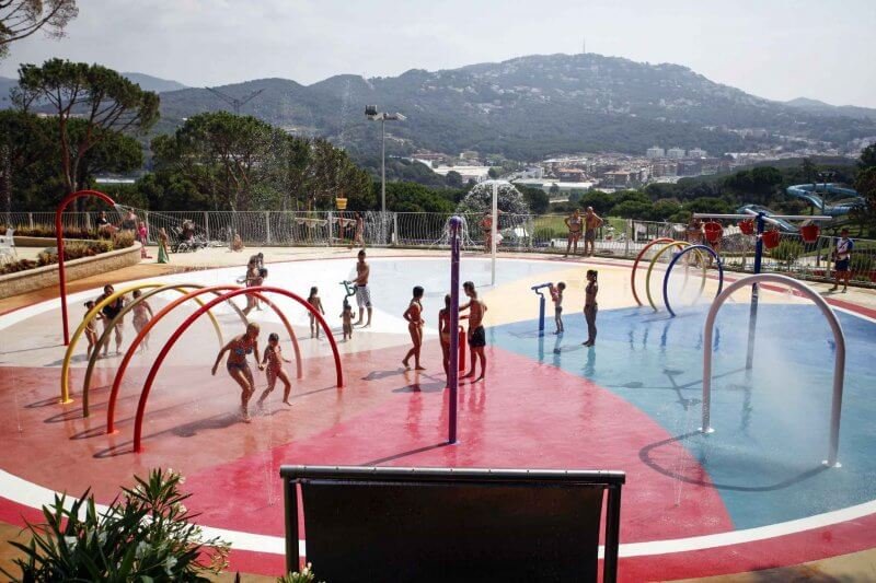 Water World Water Park playground in Lloret de Mar, Spain Water World Water Park Playground
