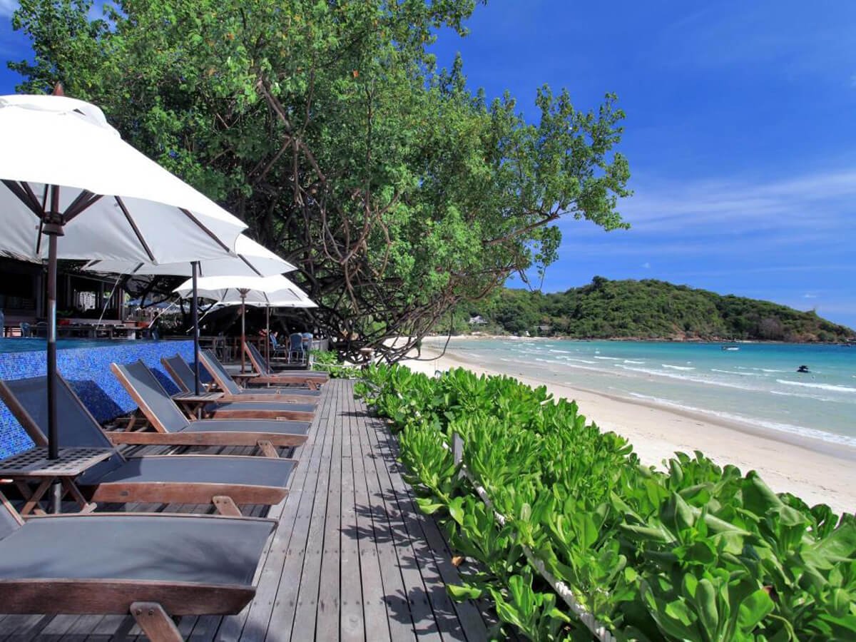 Pictured is Ao Prao Beach on Koh Samet Island Ao Prao Beach
