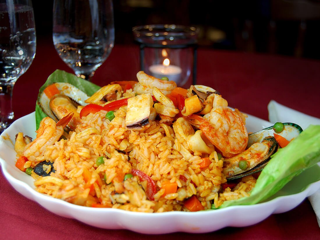 Arroz de Marisco – rice cooked with seafood Marisco's Arroz