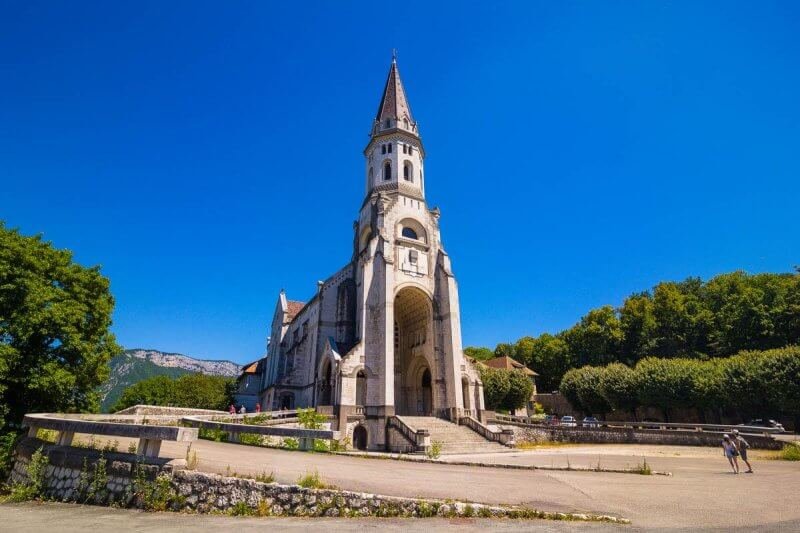 Catholic Basilica of the Visitation Monastery Photo: Basilica of the Visitation in Annecy in France