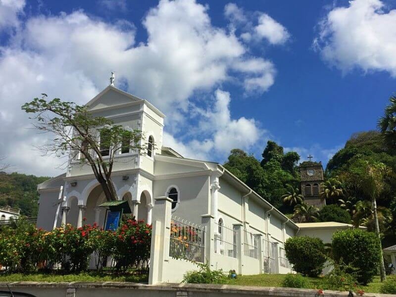 Photo: Catholic Cathedral in Victoria, Seychelles Cathedral of the Immaculate Conception