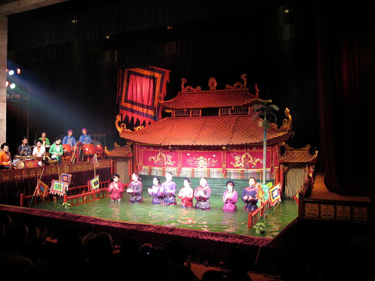 Photos of the puppet theater on the water Puppet theater on the water
