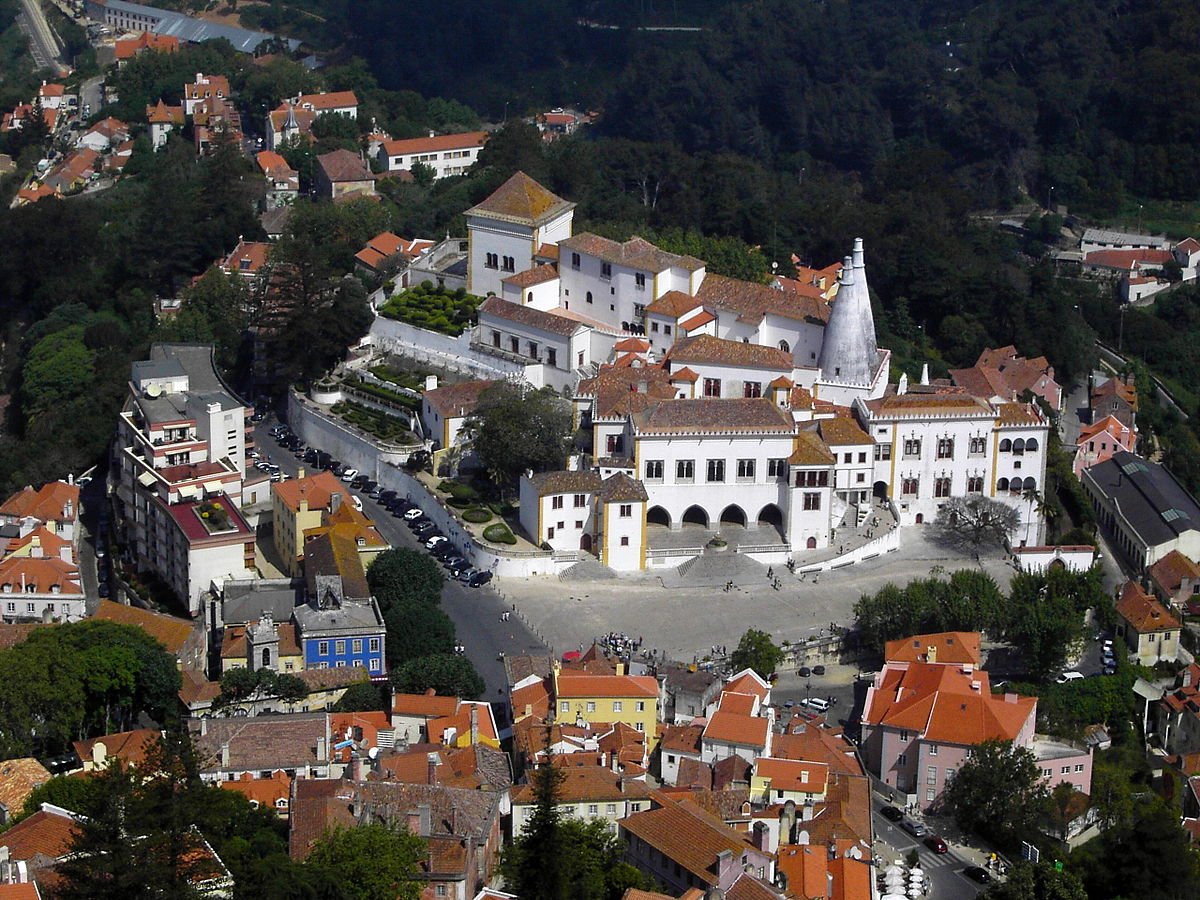 View of the National Palace of Sintra National Palace of Sintra