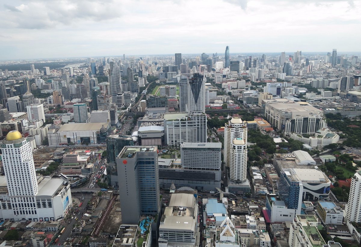 Photo of the view from the closed observatory on the 77th floor Closed observatory on the 77th floor