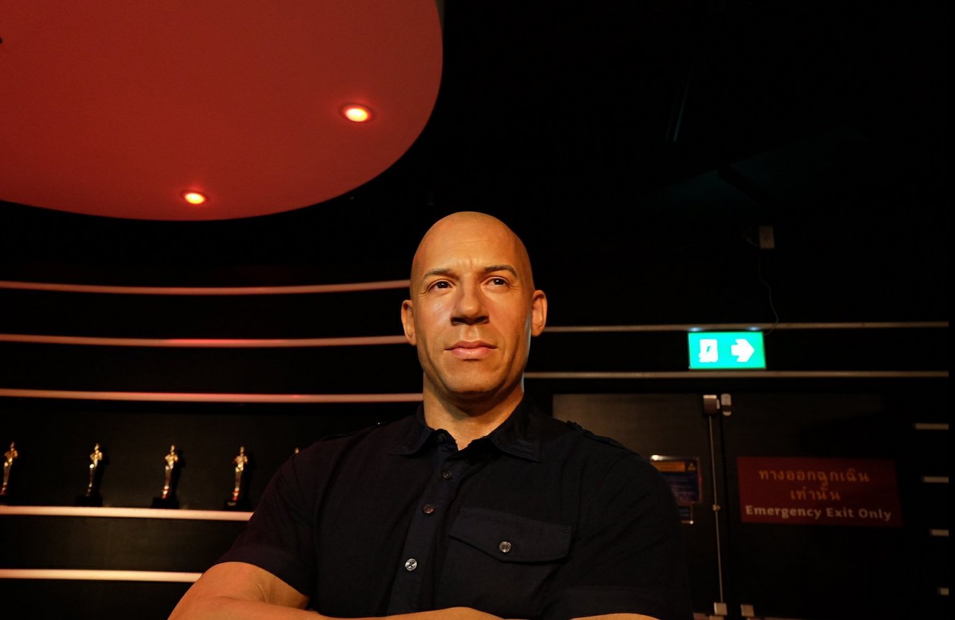 Vin Diesel wax figure at Madame Tussauds, Bangkok Madame Tussauds