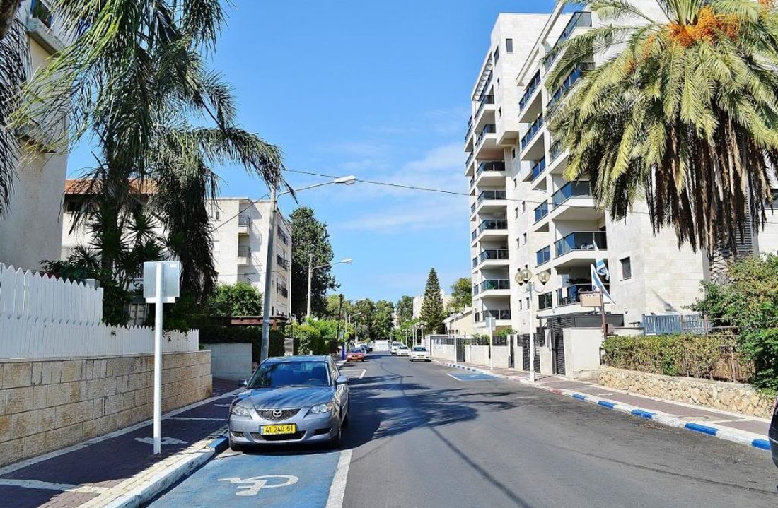 One of the streets of the city of Nahariya in Israel Nahariya in Israel