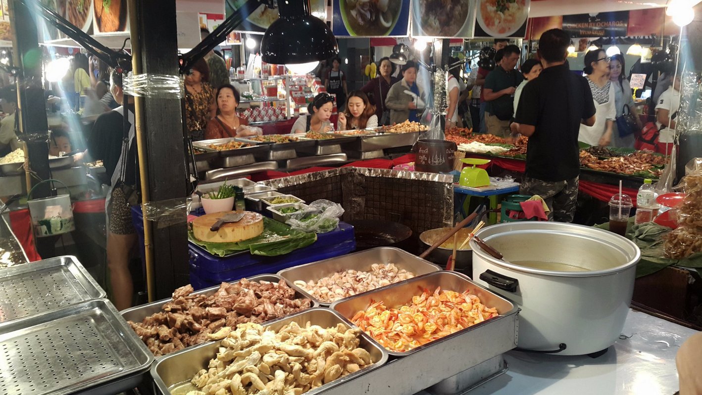 Delicious Thai food is served here