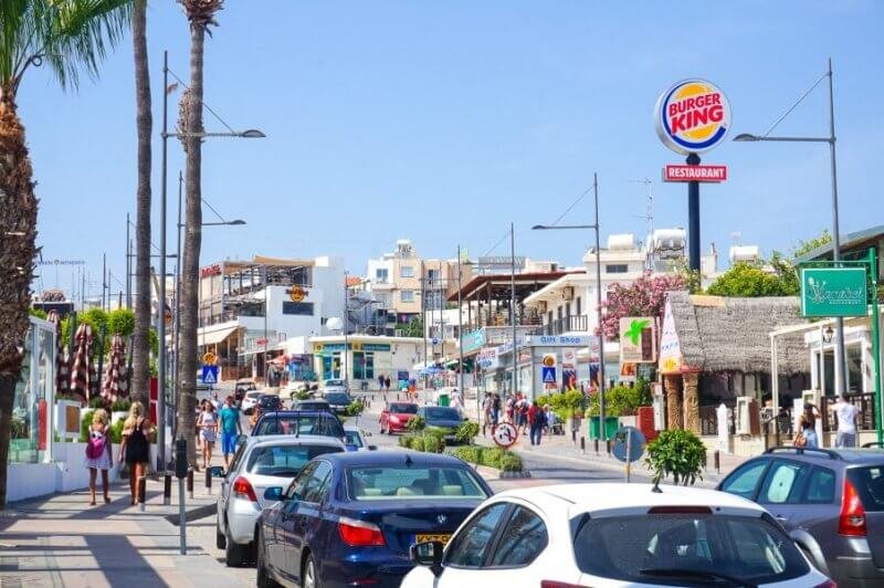 Street in Ayia Napa