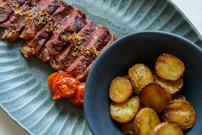 Photo of serving Ribeye steak at Sommelier restaurant Ribeye steak