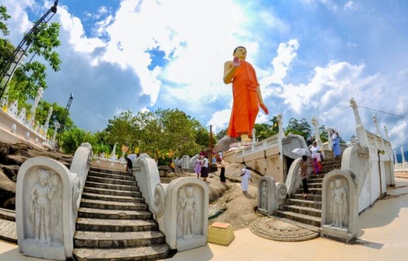 Walking Buddha Statue