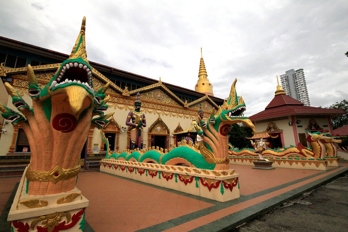 Dharmikarama Burmese Temple in Burma