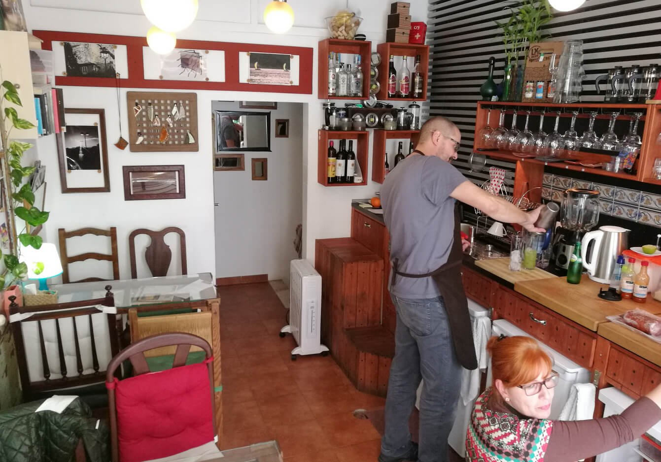 Photo of the interior of the restaurant Estamine Art Food Drink Interior Estamine Art Food Drink