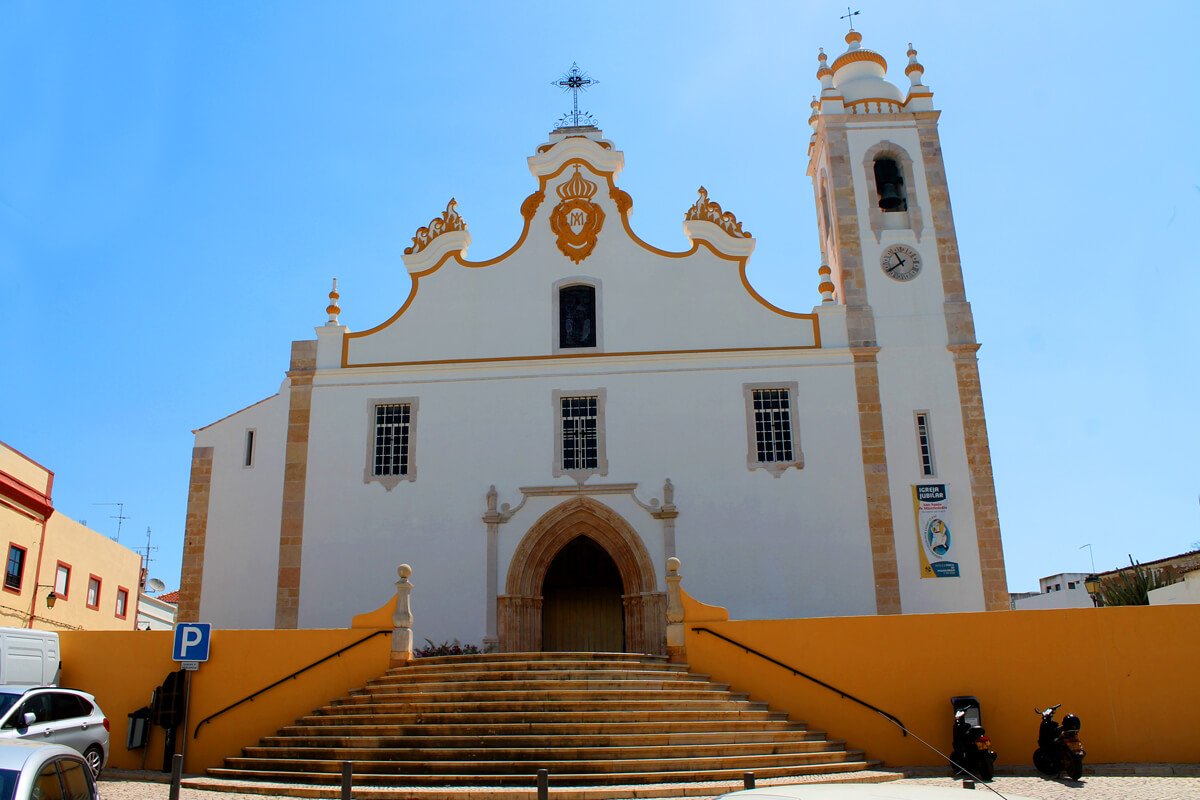 Ancient Church of Our Lady of the Cross in Portimao, Portugal Church of Our Lady of Portimao